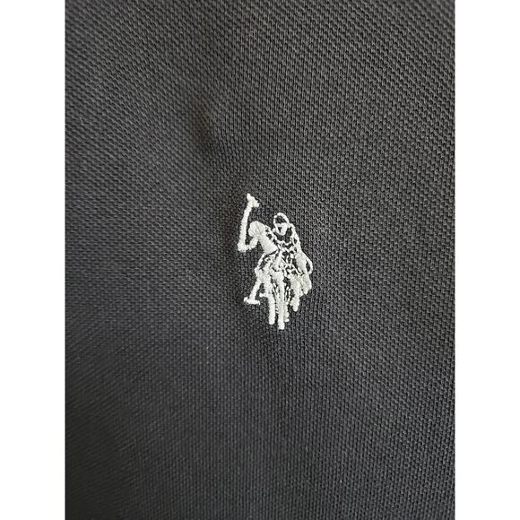 U.S. Polo Assn. Men's Polo Shirt Black sz Small 100% Cotton Luxury Feel RN#98826 - Picture 2 of 11